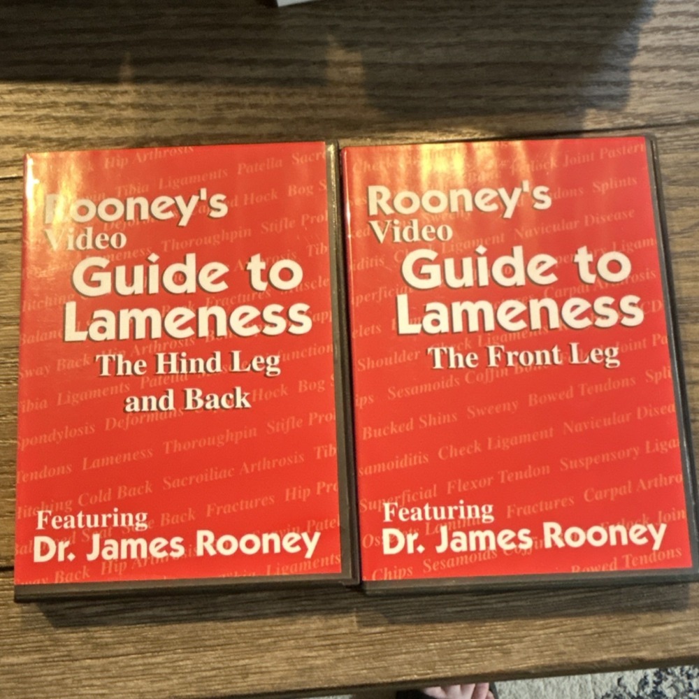 RARE Rooney's Video Guide to Lameness DVD Set Dr. James Rooney Russell Meerdink